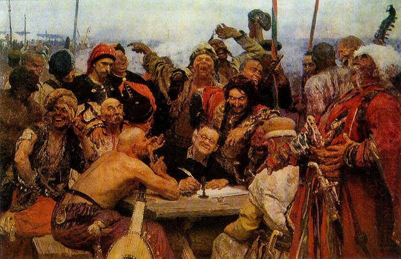 llya Yefimovich Repin The Reply of the Zaporozhian Cossacks to Sultan of Turkey china oil painting image